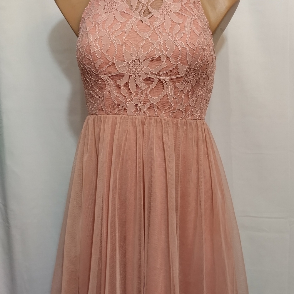 𝅺speechless Nude Colored Sleeveless Dress Junior's Size 1